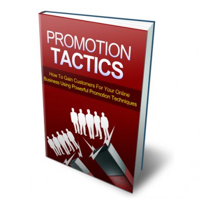 Learn effective promotion tactics with our comprehensive ebook. Boost your marketing strategies and drive success.