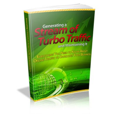 The book: turbo traffic generator. Unleash the power of this guide to generate and sustain a constant stream of high-speed traffic.