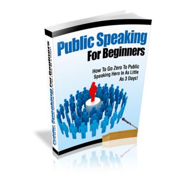 Learn public speaking with this beginner's ebook. Boost your confidence and master the art of effective communication.