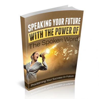 Speaking your future with the power of the spoken word - a captivating image of a person confidently delivering a speech, inspiring and influencing others.